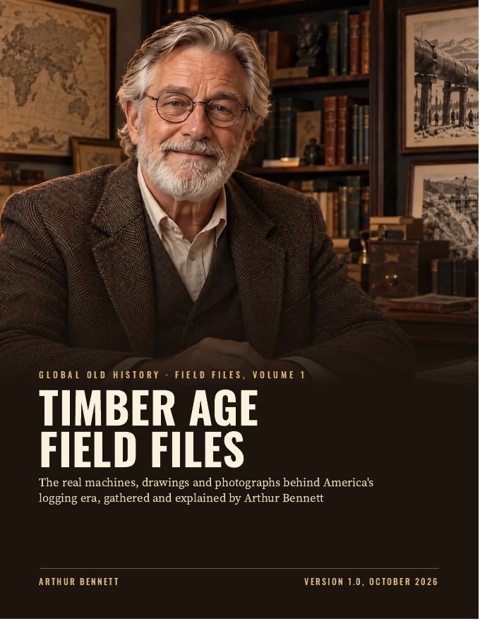 Timber Age Field Files cover with Arthur Bennett